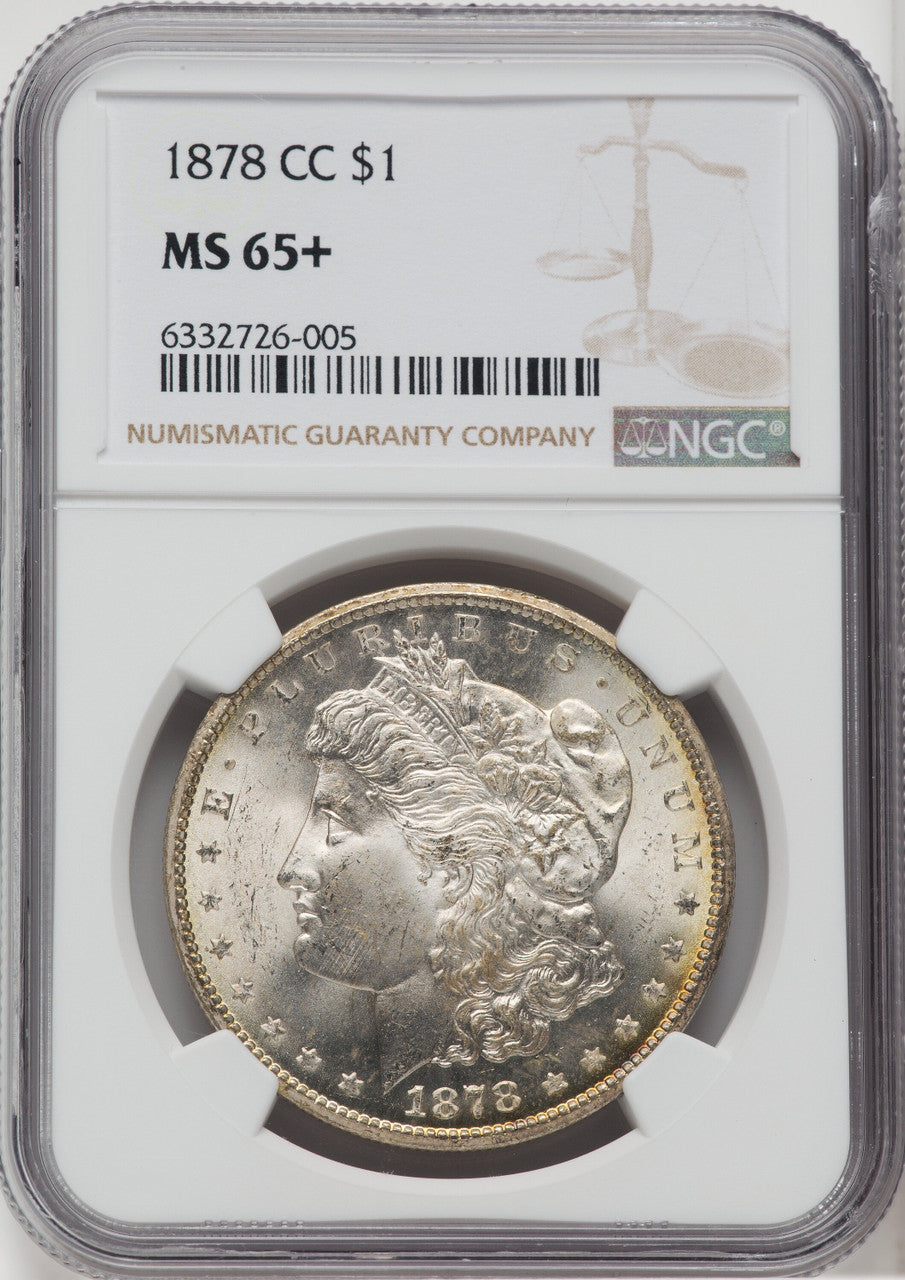 1878-CC $1 Morgan Dollar NGC MS65+