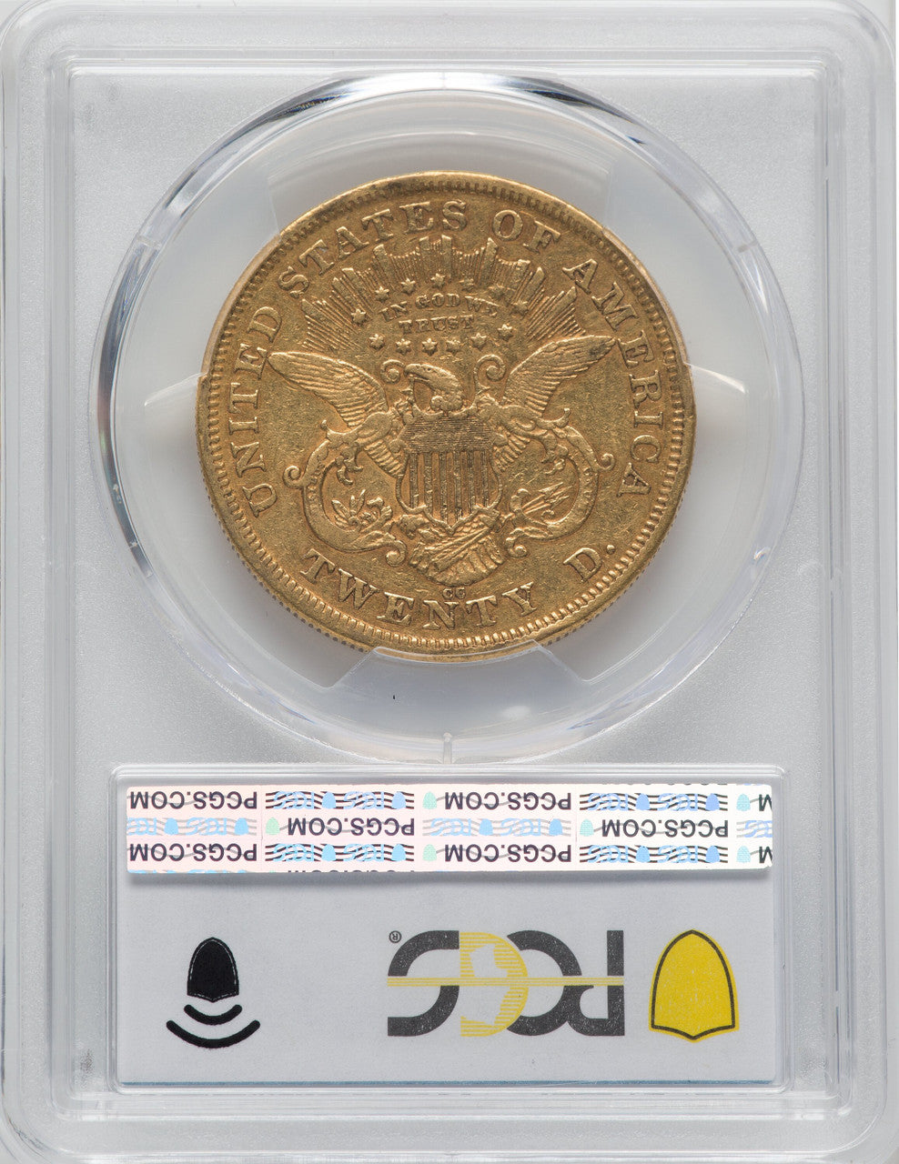 1876-CC $20 Liberty Double Eagle PCGS VF35