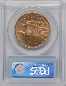 1908-D $20 NO MOTTO Saint-Gaudens Double Eagle PCGS MS65 (763958023)