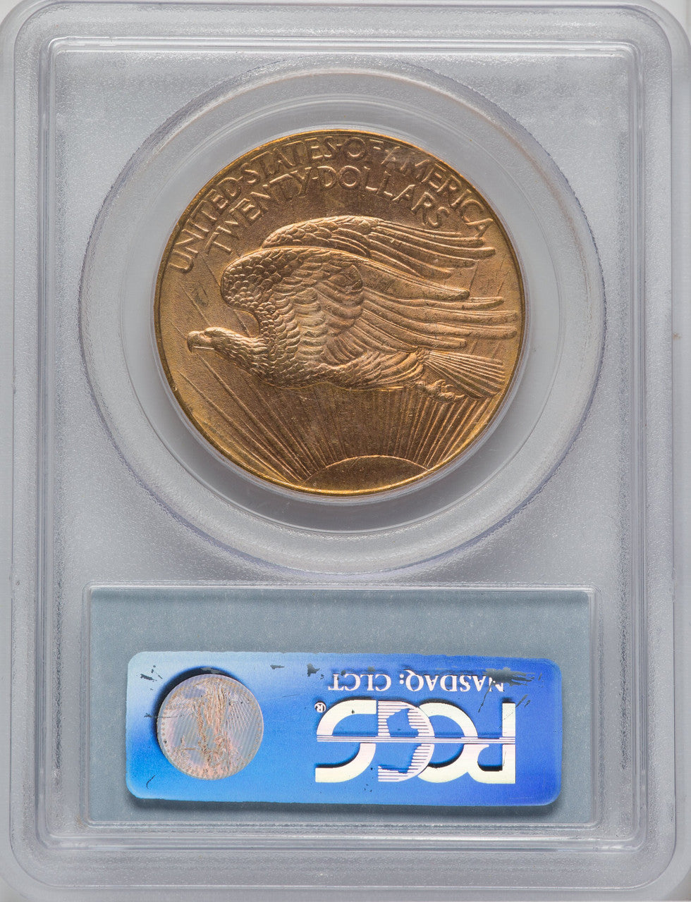 1908-D $20 NO MOTTO Saint-Gaudens Double Eagle PCGS MS65 (763958023)
