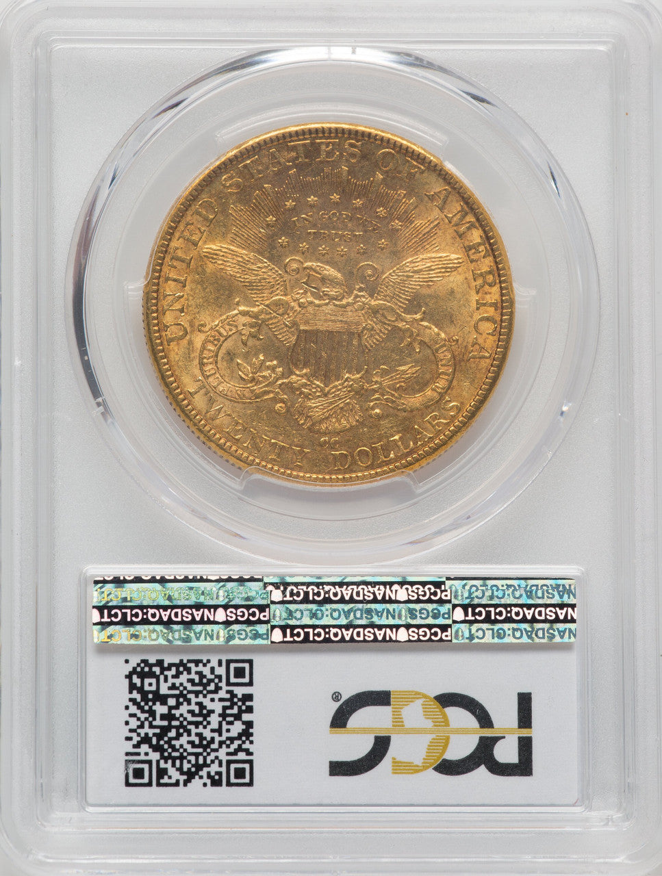 1893-CC $20 Liberty Double Eagle PCGS AU58