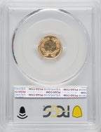 1861 G$1 Gold Dollar PCGS MS62