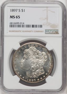 1897-S $1 Morgan Dollar NGC MS65