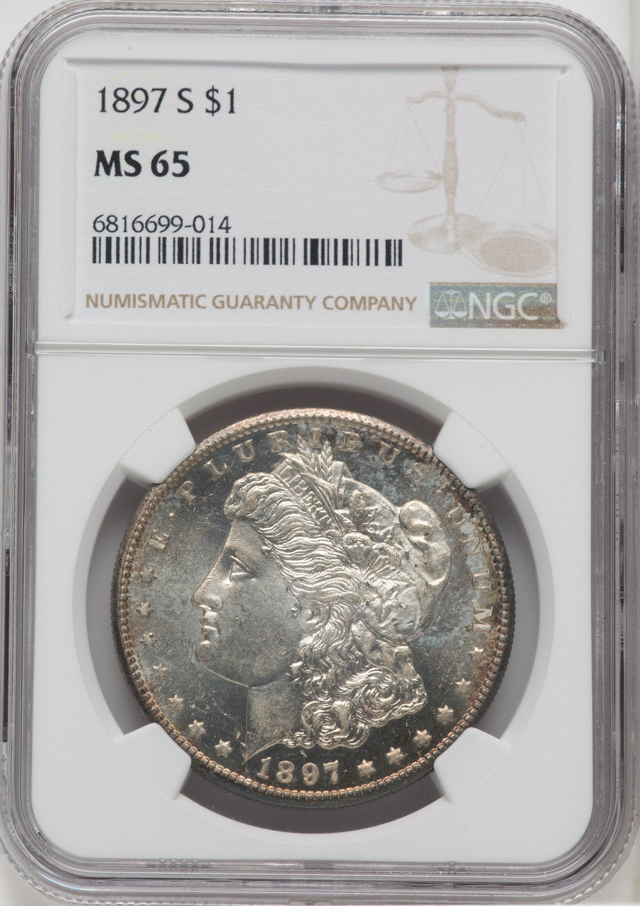 1897-S $1 Morgan Dollar NGC MS65
