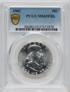 1961 50C FL Franklin Half Dollar PCGS MS65