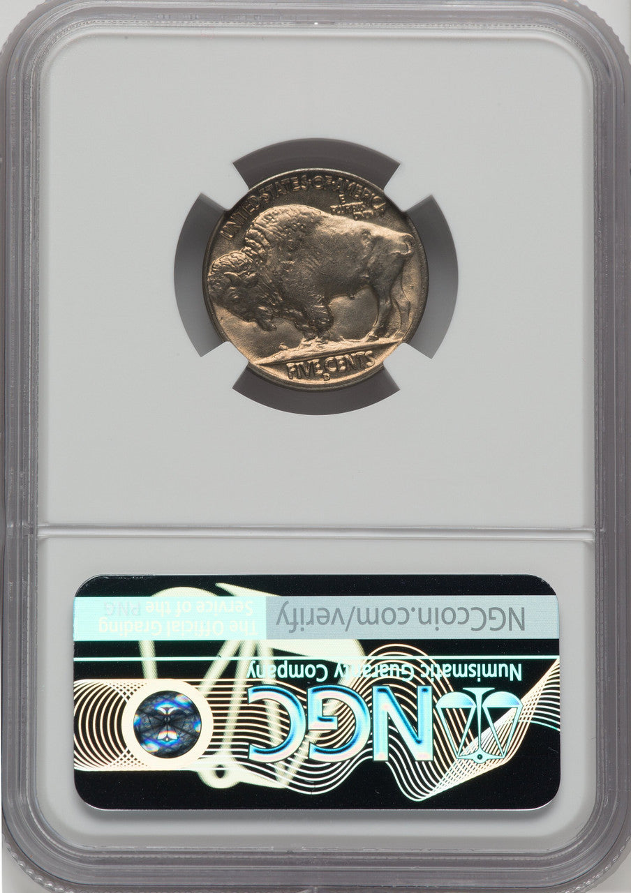 1936-D 5C Buffalo Nickel NGC MS67