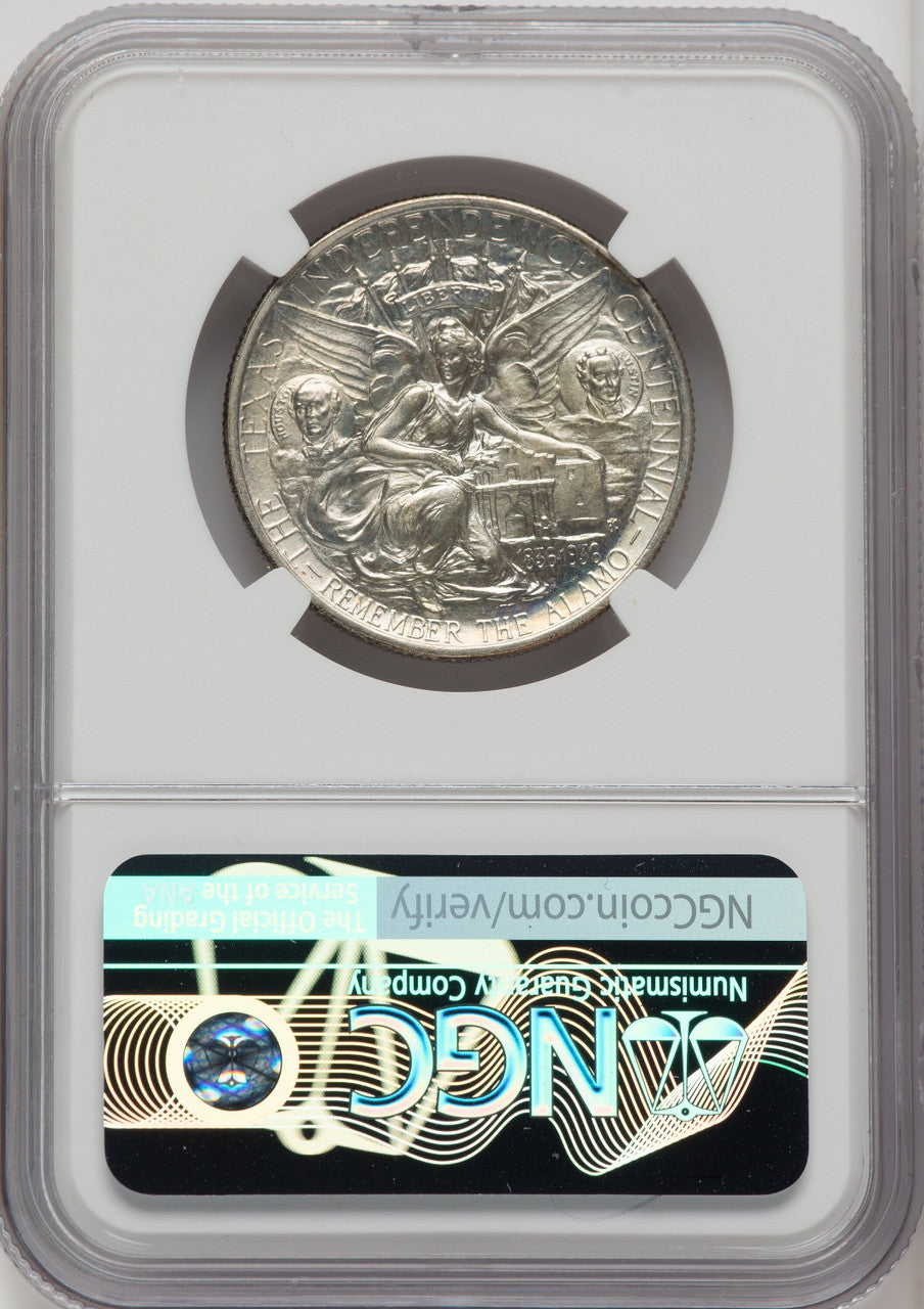 1937 50C Texas Commemorative Silver NGC MS67+