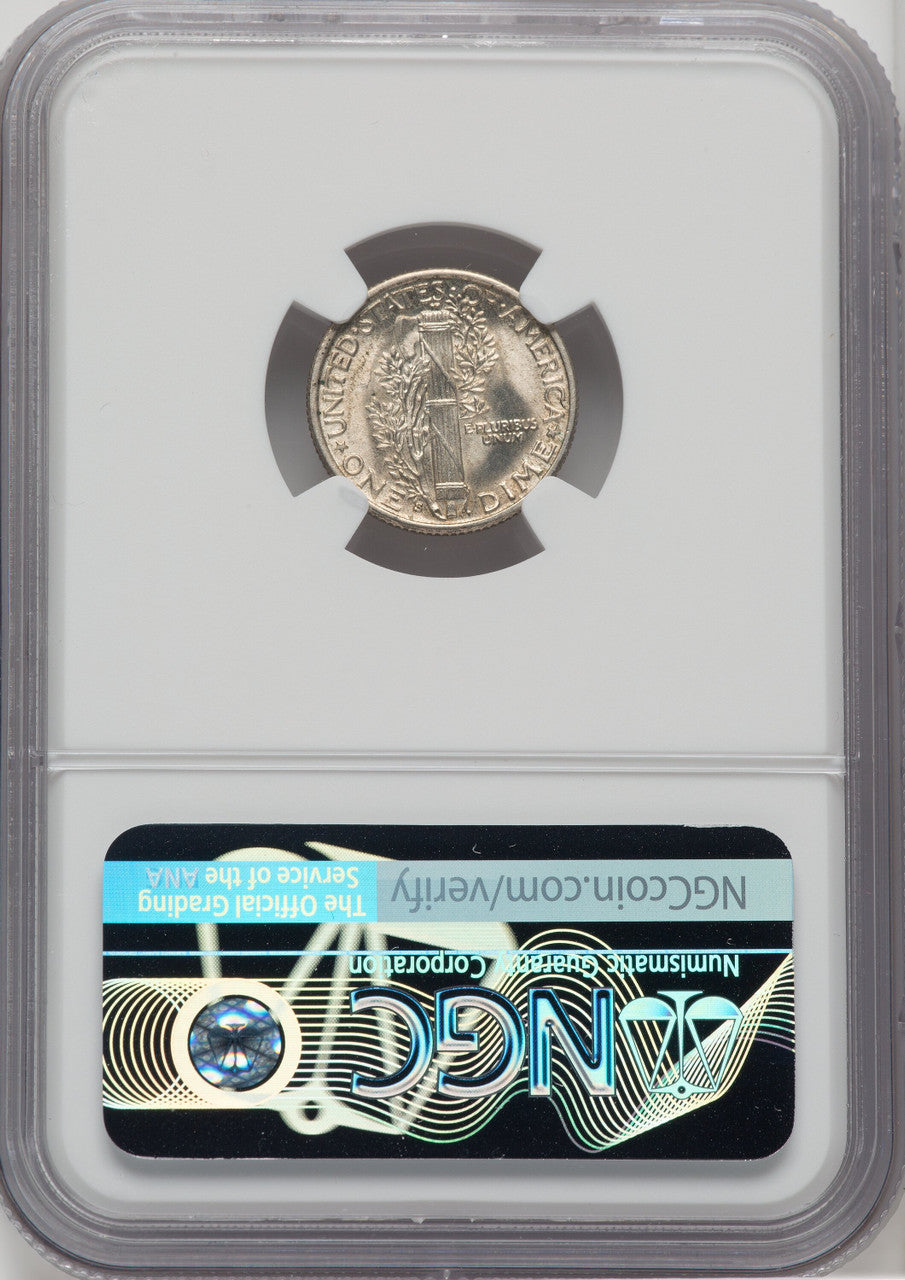 1930-S 10C FB Mercury Dime NGC MS65