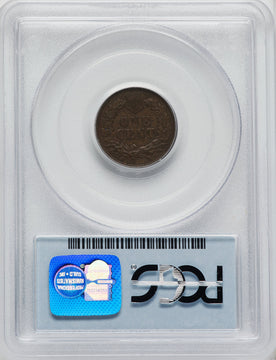 1877 1C BN Indian Cent PCGS AU58