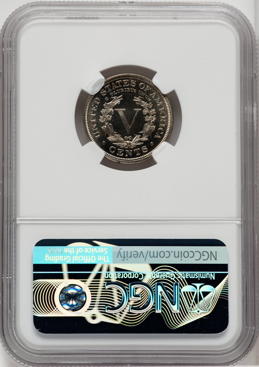 1890 5C CA Proof Liberty Nickel NGC PR66