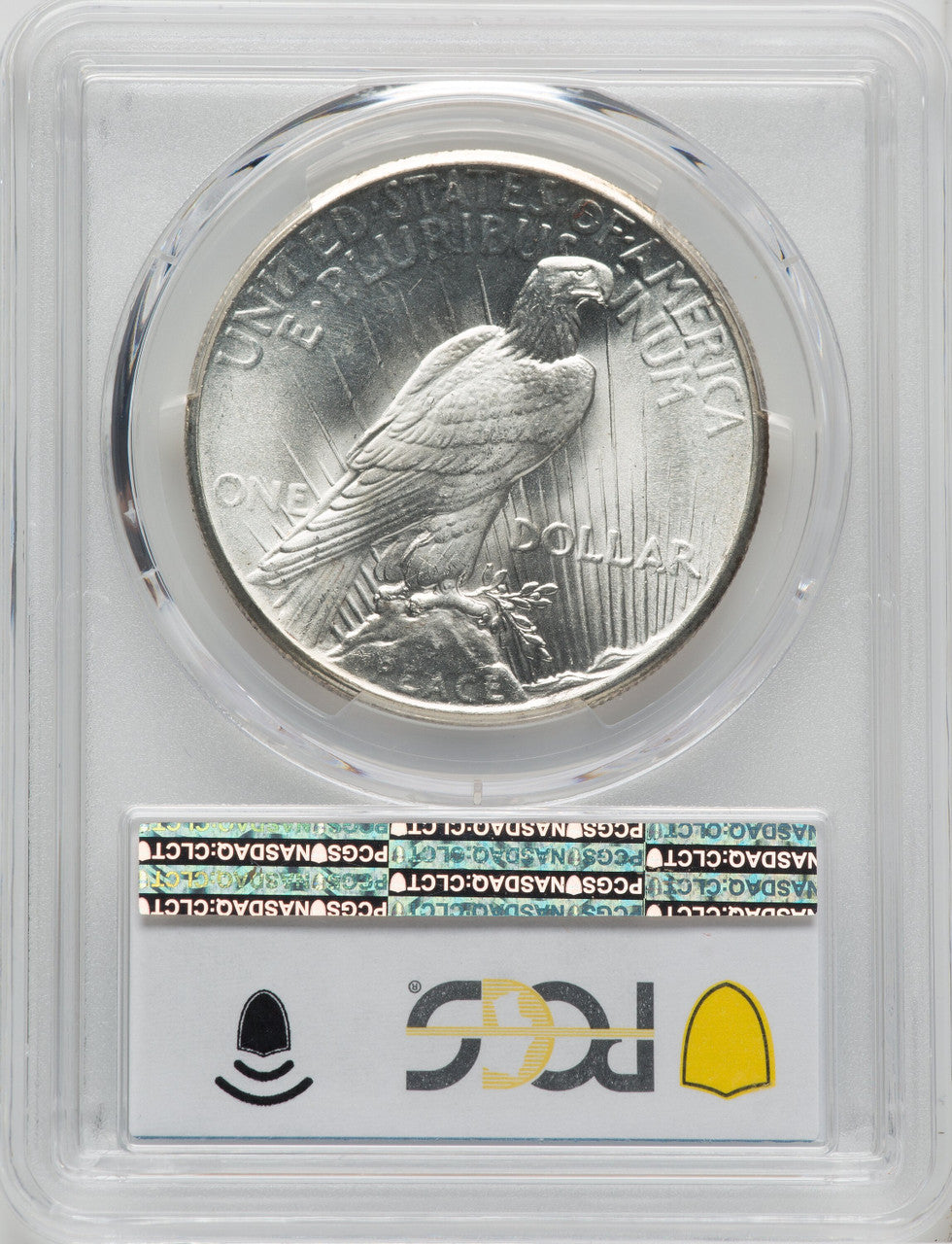 1925 $1 Peace Dollar PCGS MS66+