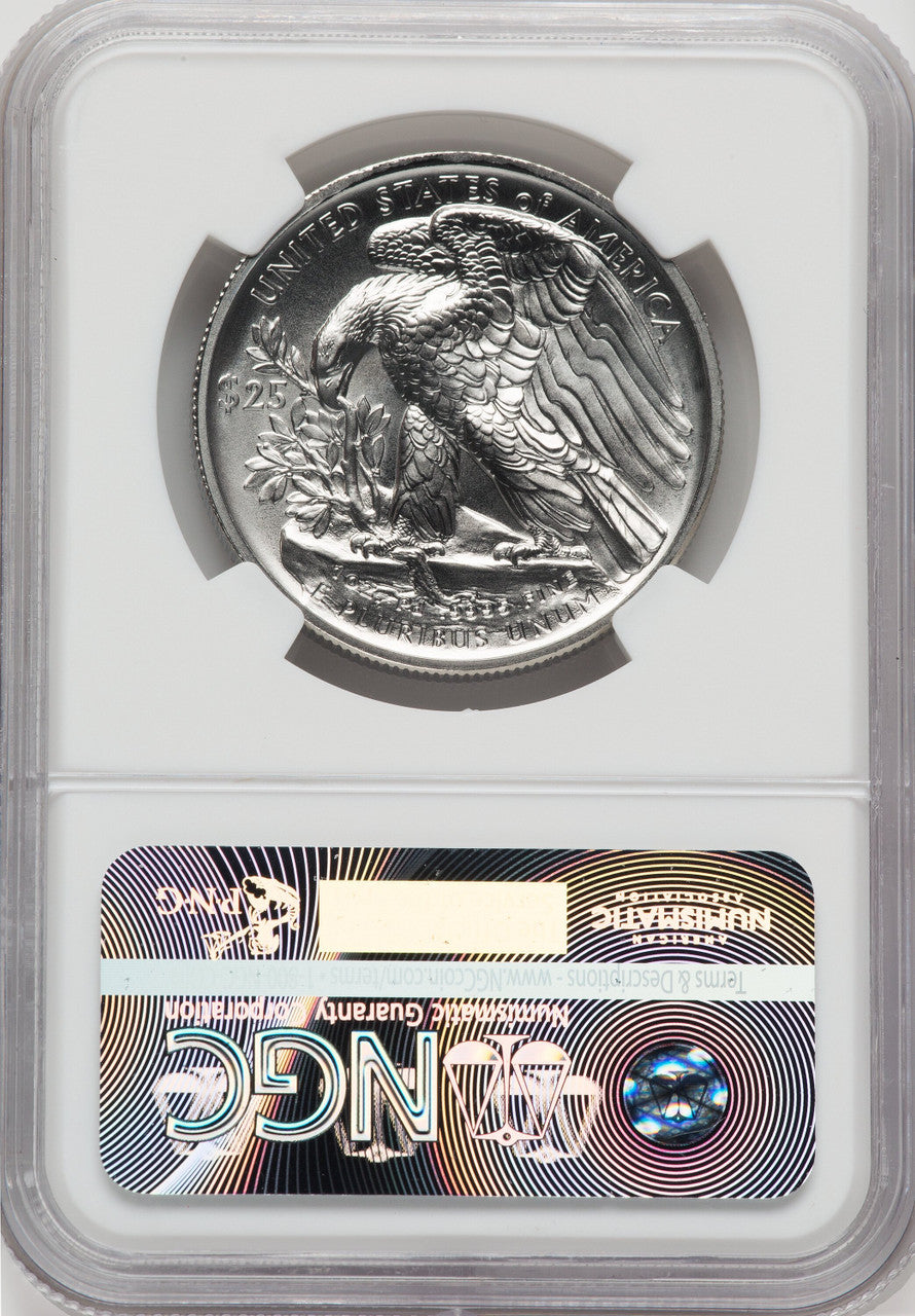 2017 $25 Palladium High Relief First Strike NGC MS70 (764311001)