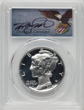 2018-W $25 Palladium First Strike Cleveland Shield PCGS PR70