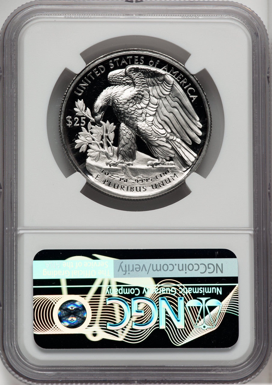 2018-W $25 Palladium NGC PF70 (764307005)