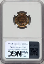 1860 1C Indian Cent NGC MS65