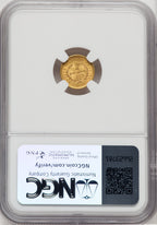 1853 G$1 Gold Dollar NGC MS66 (764629003)
