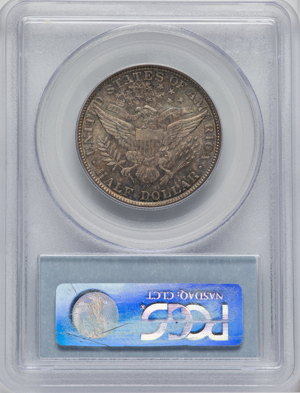 1909-S 50C CAC Barber Half Dollar PCGS MS66+