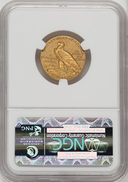 1909-O $5 Indian Half Eagle NGC AU55