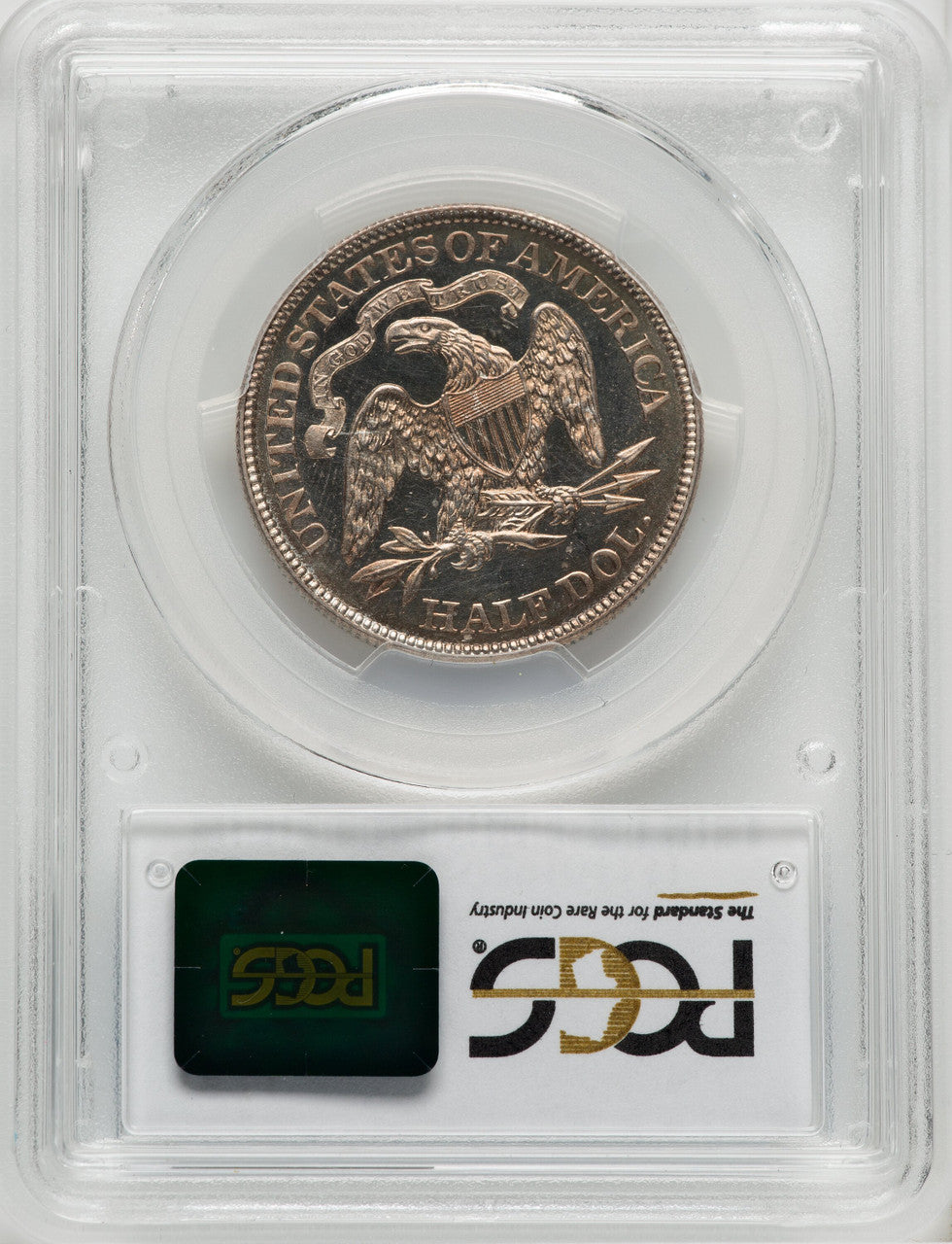 1874 50C Arrows CA Proof Seated Half Dollar PCGS PR65