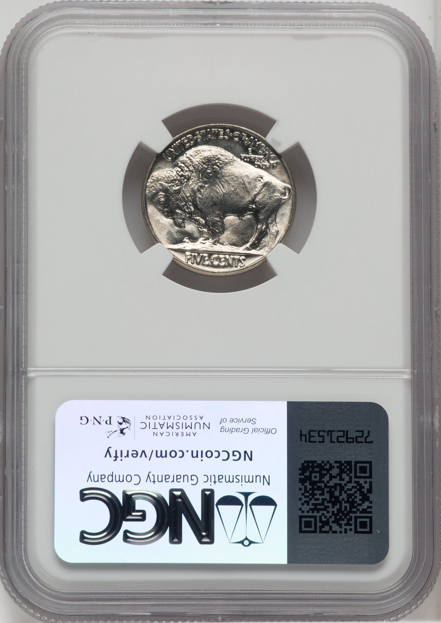 1937 5C Buffalo Nickel NGC MS67+
