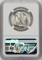 1943-D 50C CAC Walking Liberty Half Dollar NGC MS67+