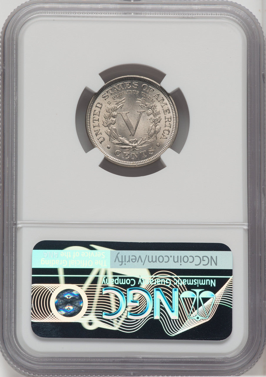 1896 5C Liberty Nickel NGC MS66