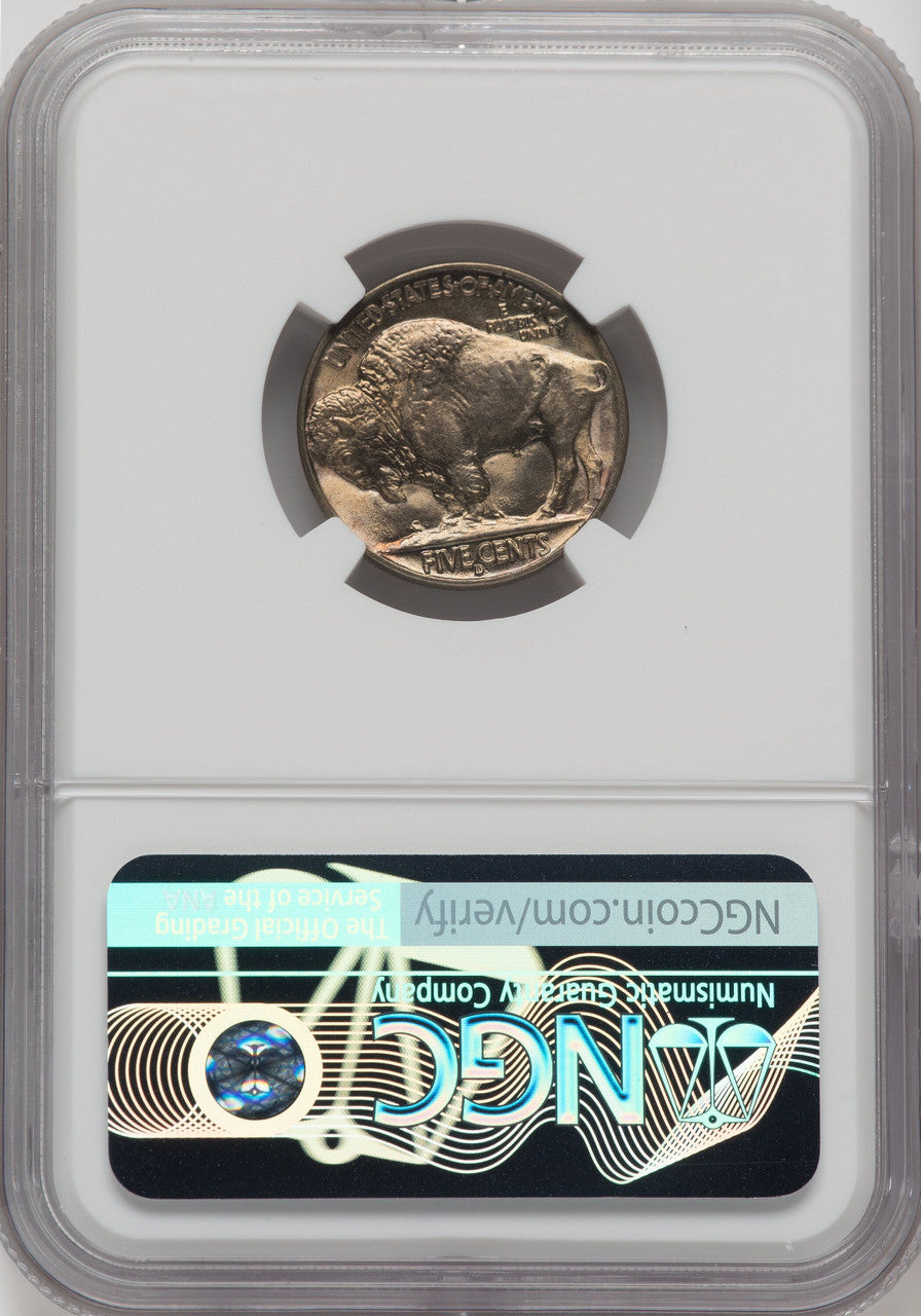 1937-D 5C Buffalo Nickel NGC MS67 (764652012)