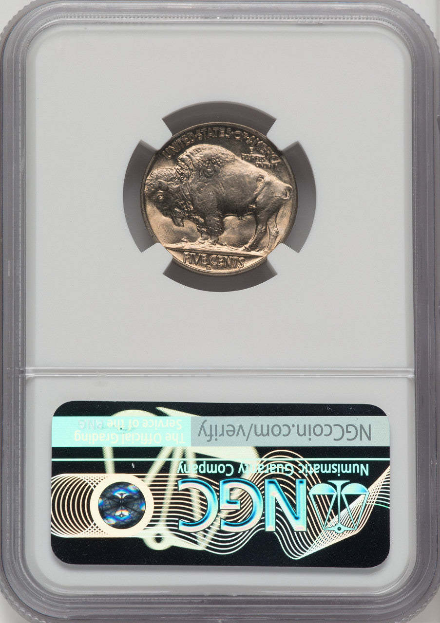 1937-D 5C Buffalo Nickel NGC MS67+