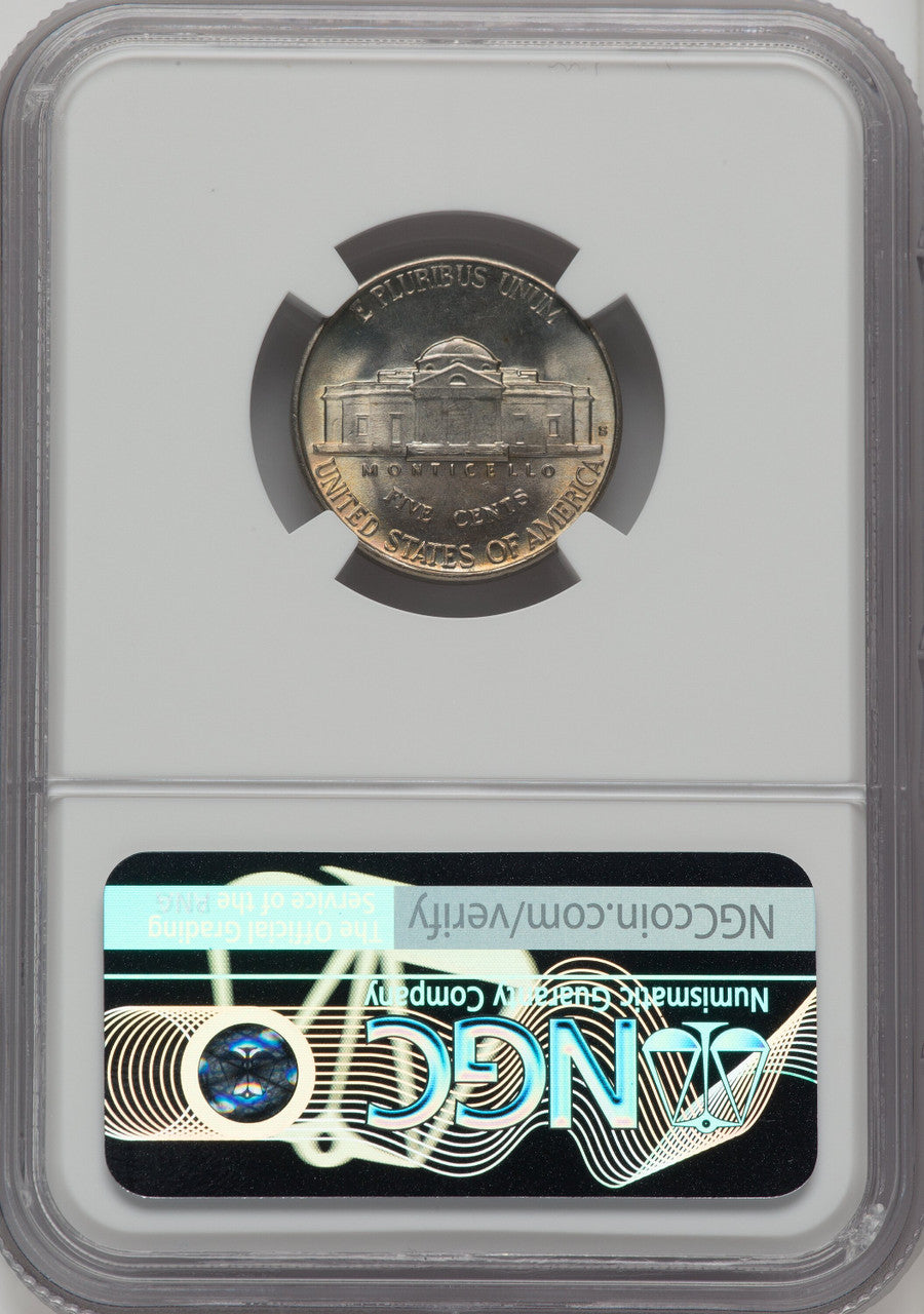 1938-S 5C FS Jefferson Nickel NGC MS67