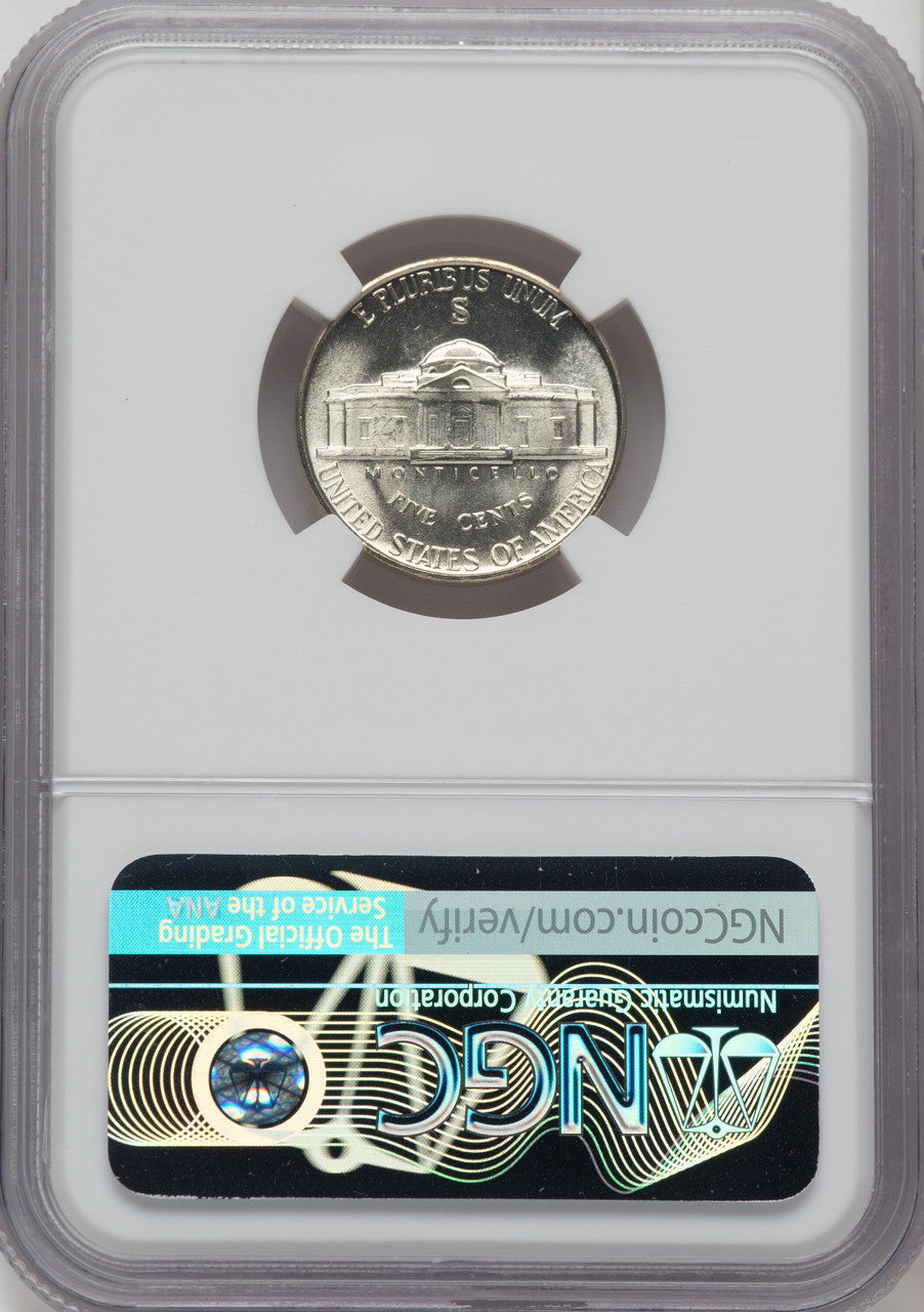 1945-S 5C FS Jefferson Nickel NGC MS67+