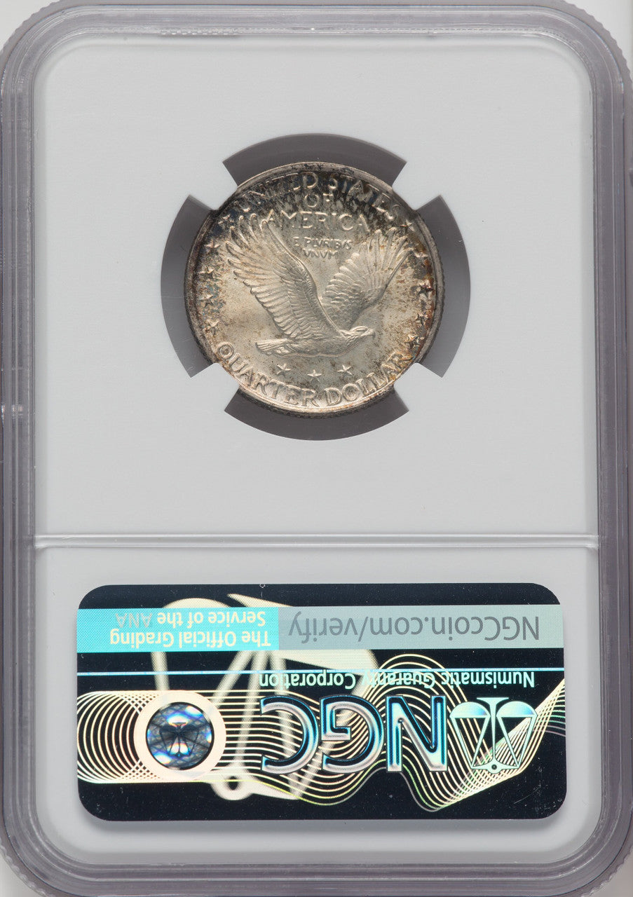 1919 25C FH Standing Liberty Quarter NGC MS67