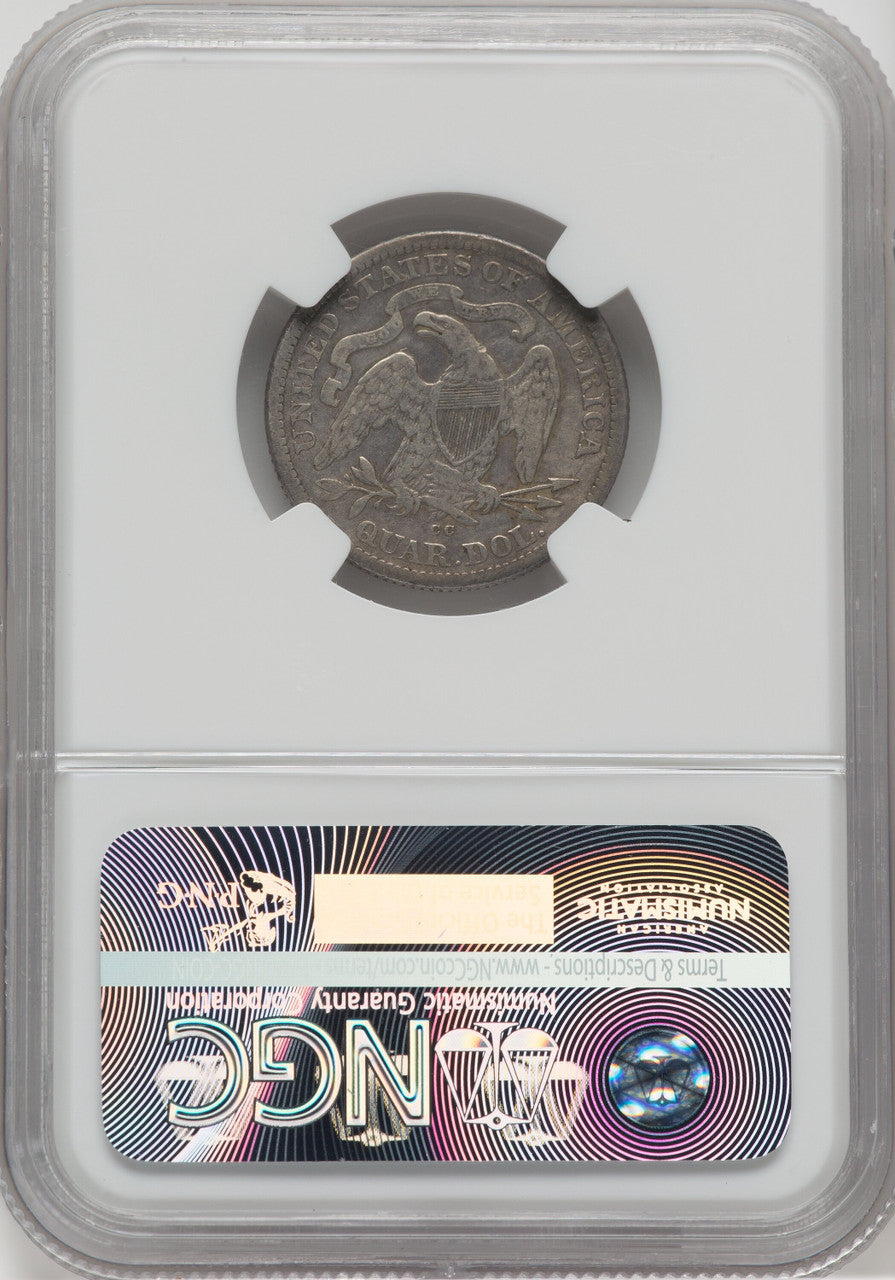 1875-CC 25C Seated Quarter NGC VF25