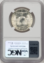 1952-S 50C FL Franklin Half Dollar NGC MS64