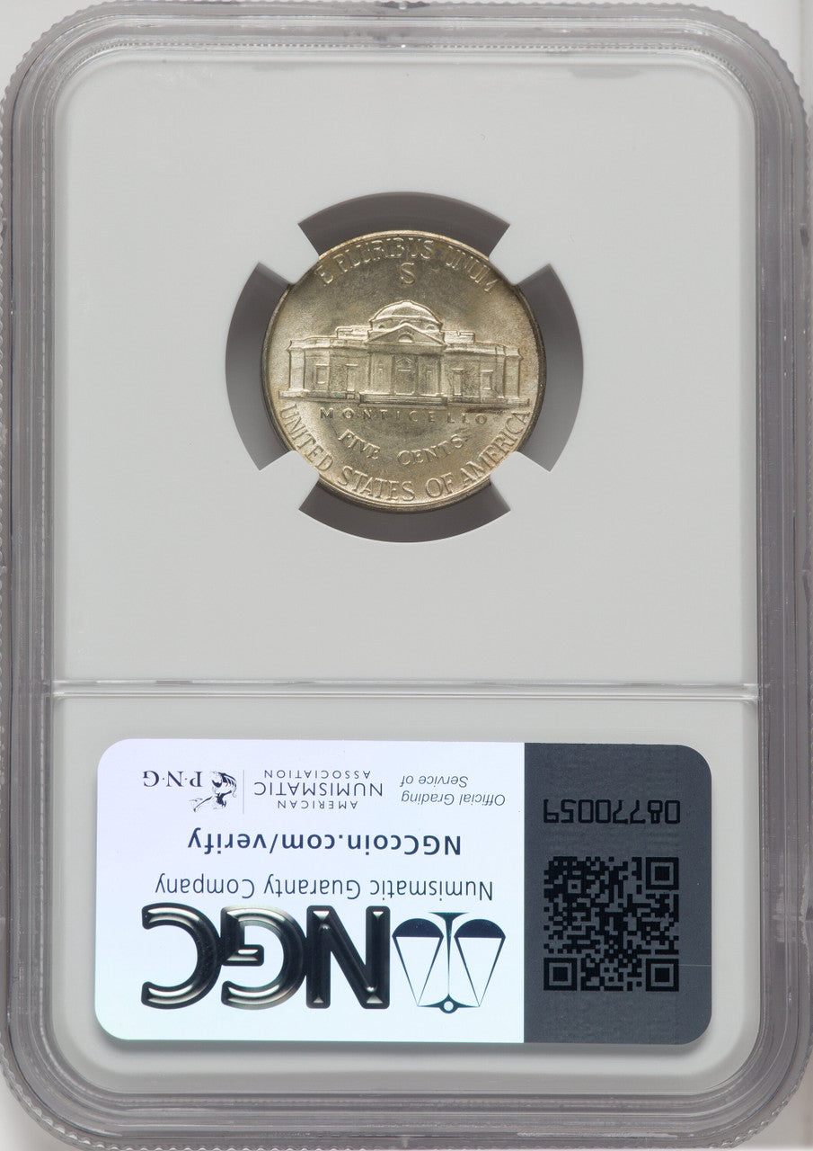 1945-S 5C FS Jefferson Nickel NGC MS67