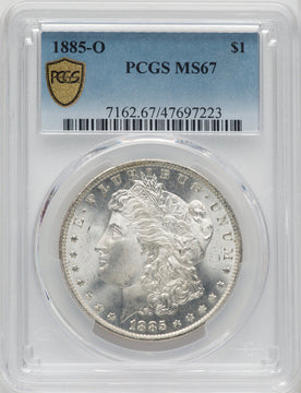 1885-O $1 Morgan Dollar PCGS MS67 (764652083)