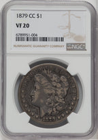 1879-CC $1 Morgan Dollar NGC VF20