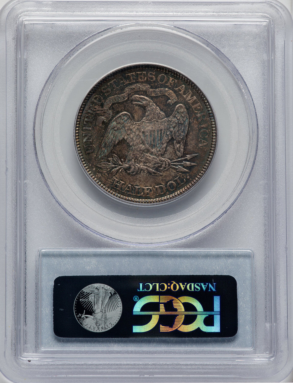 1877 50C CAC Seated Half Dollar PCGS MS65