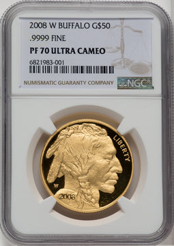 Gold American Buffalo NGC PF70
