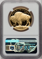 2017-W $50 One-Ounce Gold Buffalo Brown Label NGC PF70