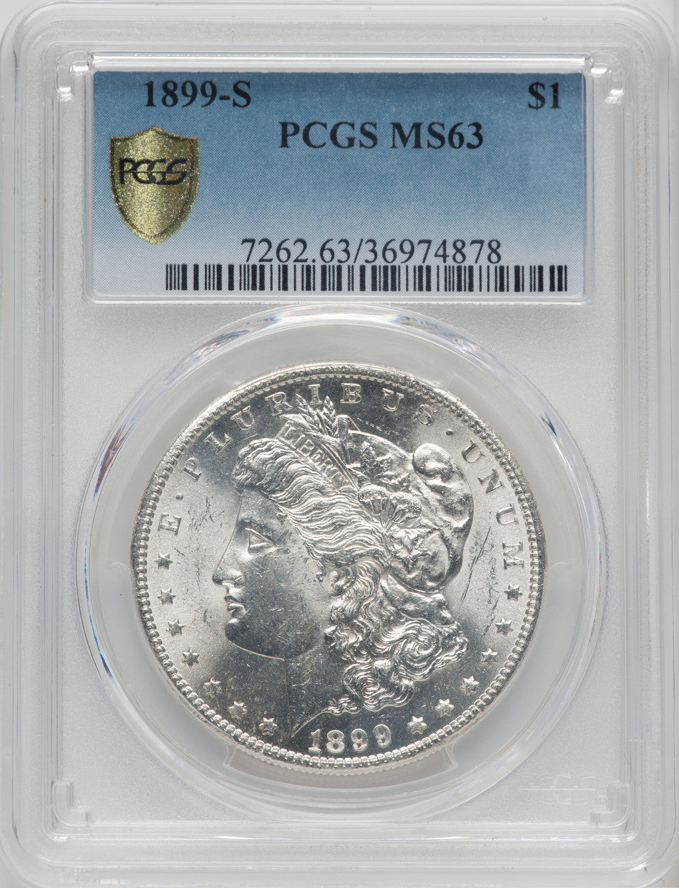 1899-S $1 Morgan Dollar PCGS MS63