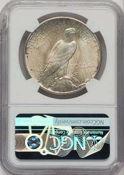 1935 $1 CAC Peace Dollar NGC MS66+