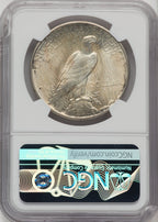 1935 $1 CAC Peace Dollar NGC MS66+