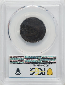 1766 Pitt Farthing BN Colonials PCGS VF20