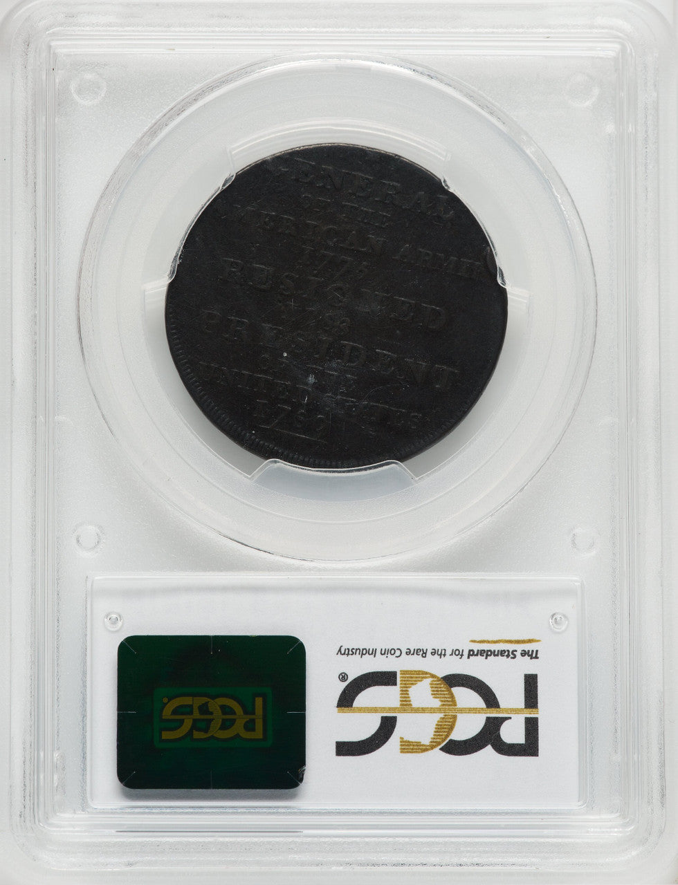 1792 Washington Born Virginia Cent Inscribed Reverse BN Colonials PCGS VF35