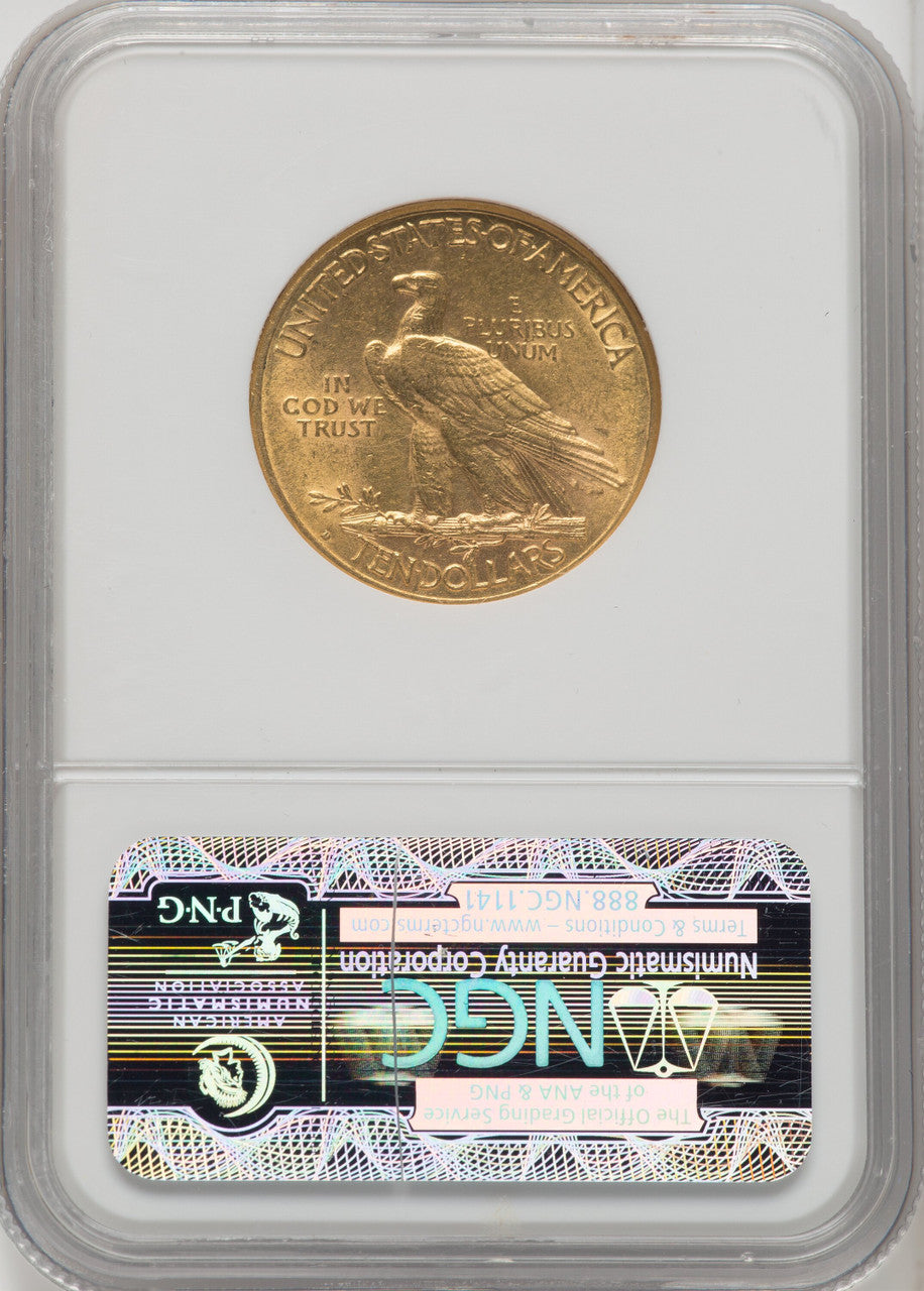 1914-D $10 Indian Eagle NGC AU58