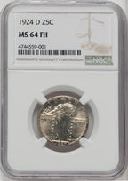 1924-D 25C FH Standing Liberty Quarter NGC MS64