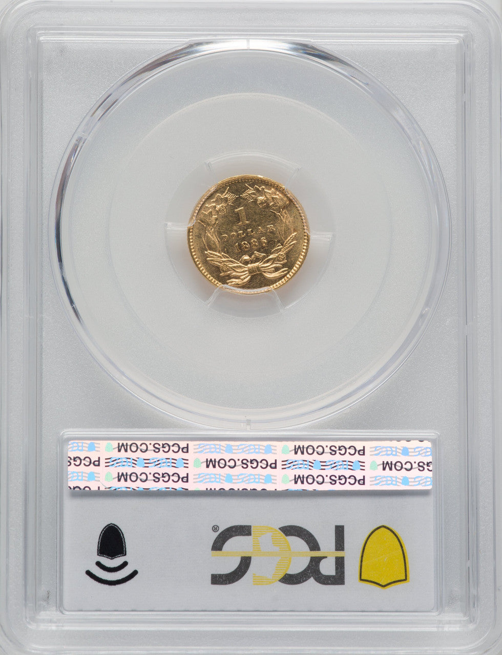 1886 G$1 Gold Dollar PCGS MS61