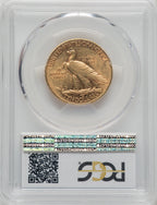 1908 $10 MOTTO Indian Eagle PCGS AU53