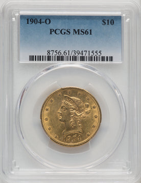 1904-O $10 Liberty Eagle PCGS MS61