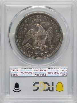 1872 S$1 Seated Dollar PCGS XF45